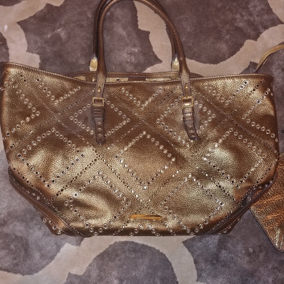 burberry perforated bag